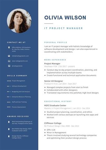 Curriculum vitae image 3