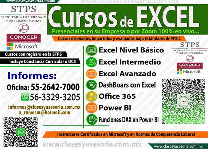 CURSO EXCEL avanzado por ZOOM image 3