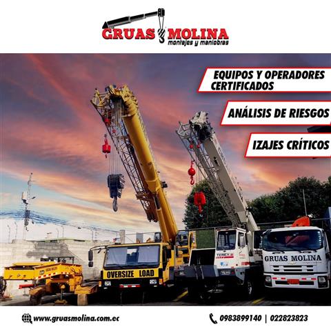 Grúas Molina Alquiler equipos image 1