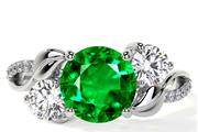 Shop 2.35cttw Round Emerald En en New York