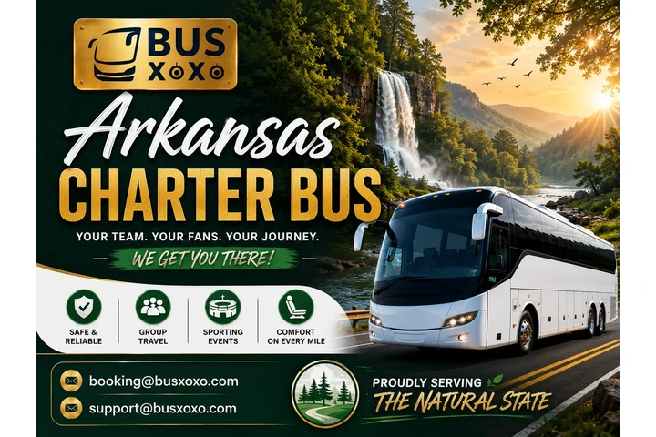 Book an Arkansas charter bus image 1