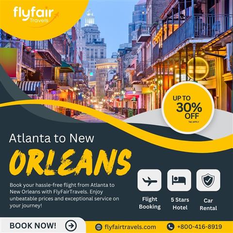 Atlanta to New Orleans | $59 image 1