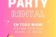 Quintero Party Rental Alquiler en Miami