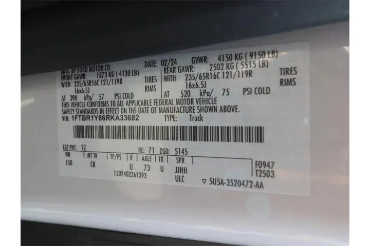 $33085 : Ford Transit 2024 250 3dr LW image 7