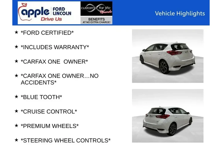 $11800 : Toyota Corolla iM 2017 4dr H image 9