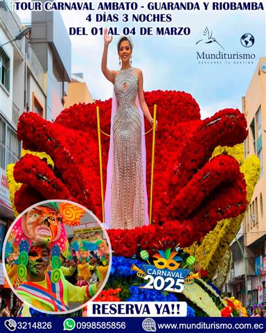 TOUR CARNAVAL 2025 AMBATO – GU image 1