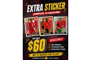 Extras stickers del mundial en Ciudad Panama