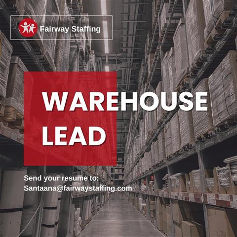 Hiring Warehouse Lead image 1