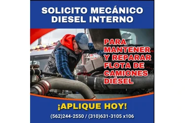 🚚SOLICITO MECÁNICO DIESEL en Los Angeles