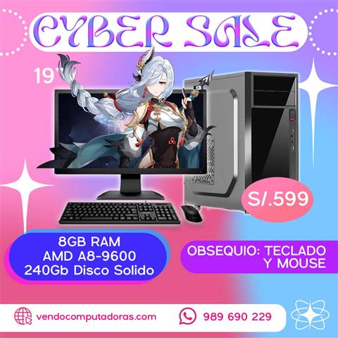 $599 : ¡¡CYBER SALE EN COMPUTADORAS!! image 4