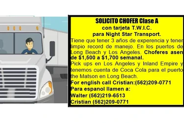 BUSCO CHOFERES CLASE: A-Twic en Riverside