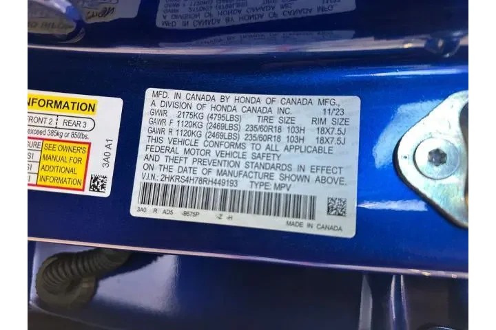 $34426 : Honda CR-V 2024 AWD EX-L 4dr image 10
