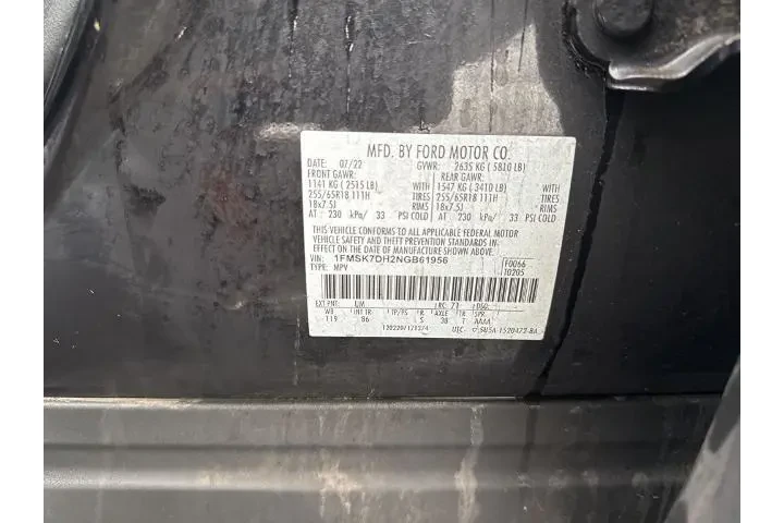 $23289 : Ford Explorer 2022 XLT 4dr S image 10