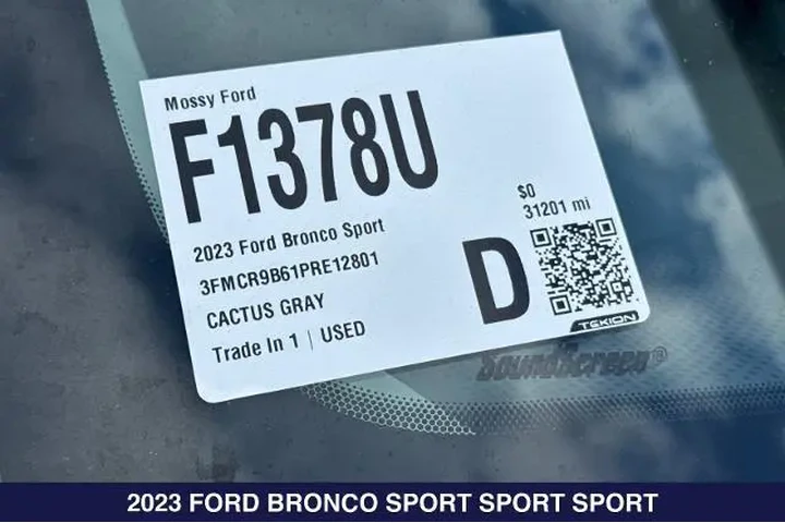 $25477 : Ford Bronco Sport 2023 AWD B image 2