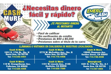 NECESITAS DINERO RAPIDO? en Orange County