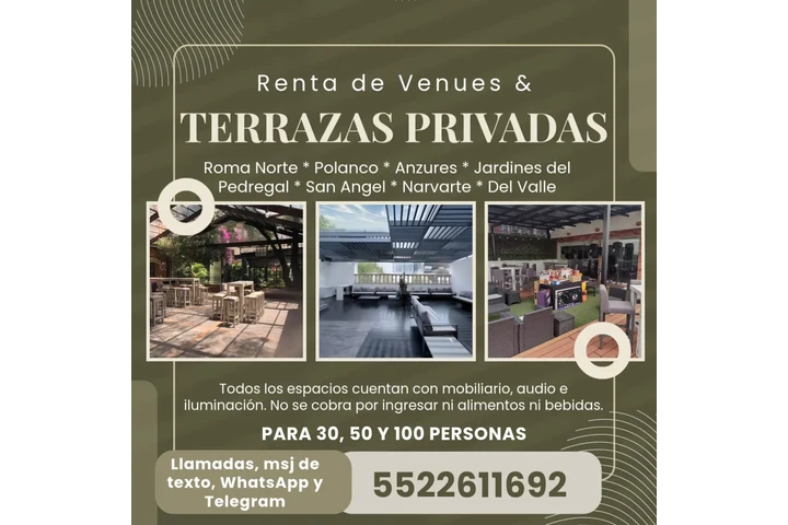 Hermosas Terrazas para fiestas image 1