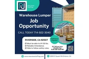 WAREHOUSE LUMPER en Riverside
