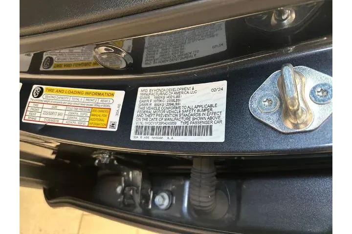 $25429 : Honda Accord 2024 EX 4dr Sed image 10