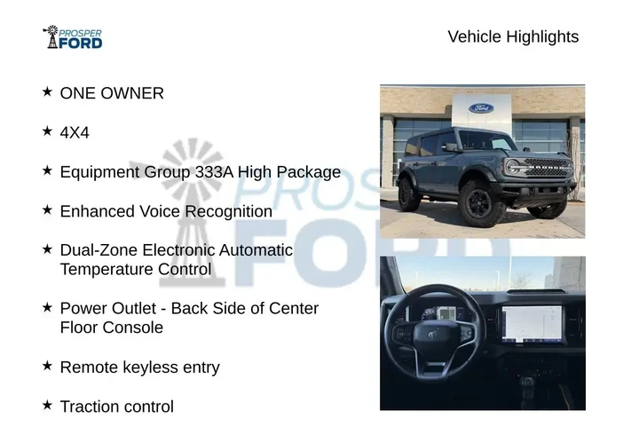 $39990 : Ford Bronco 2022 4x4 Base Ad image 5