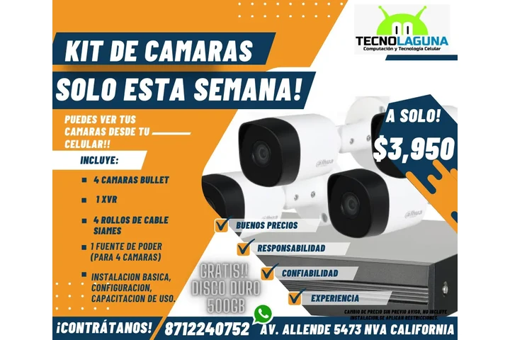 Venta de camaras de seguridad image 1