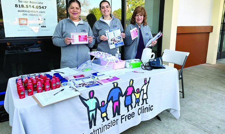 Voluntarias de una clínica de salud