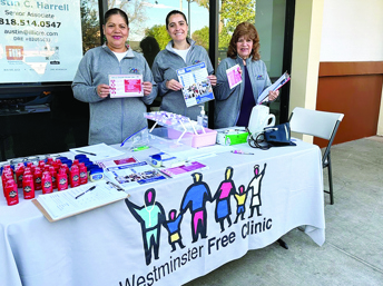 Voluntarias de una clínica de salud