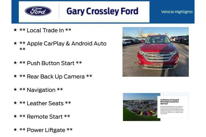 $15000 : Ford Edge 2018 Titanium 4dr image 6