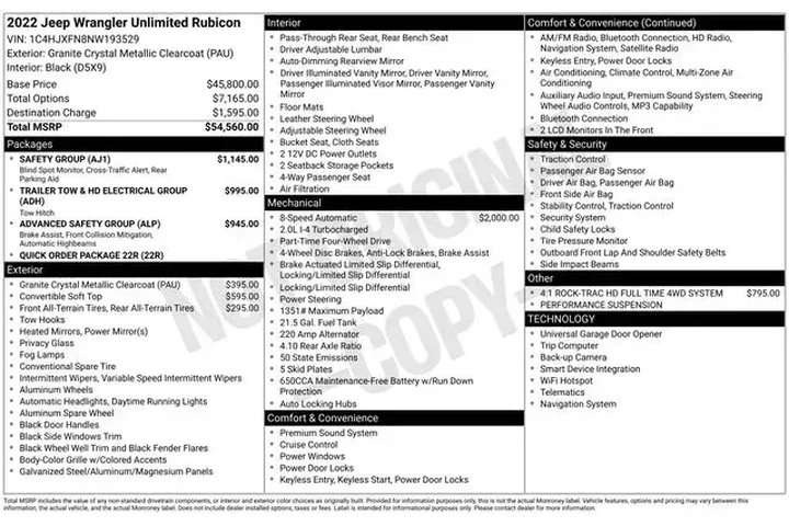 $37981 : Jeep Wrangler Unlimited 2022 image 10