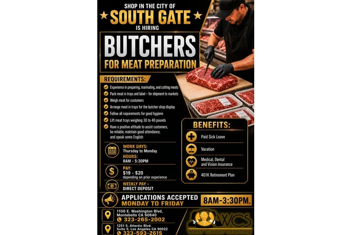 Meat Cutter ~ South Gate image 1