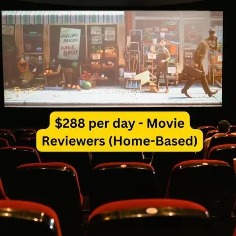 $288 per day - Movie Reviewers image 1