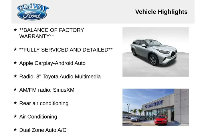 $35650 : Toyota Highlander 2023 LE 4d image 8