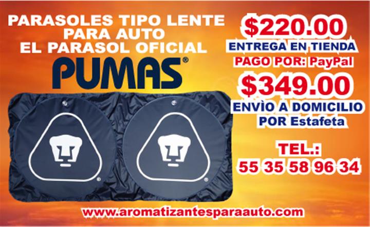 $1 : PARASOLES PARA AUTO pumas image 3