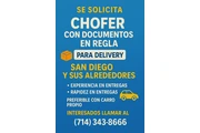 SE SOLICITA CHOFER/NOW HIRING thumbnail