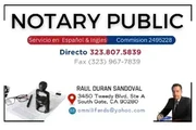 NOTARY PUBLIC & SEGUROS AUTO en Los Angeles