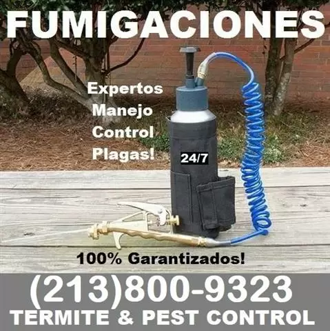 $190 : FUMIGADORES TERMITAS Y PLAGAS image 1