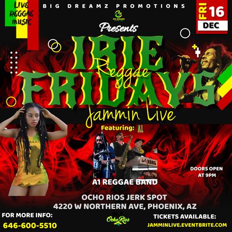 IRIE Fridays: Jammin Live image 1