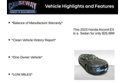 $26989 : Honda Accord 2023 EX 4dr Sed thumbnail