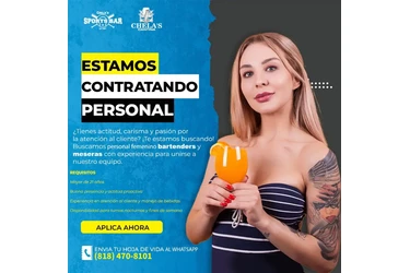 Bartender/ mesera en Los Angeles