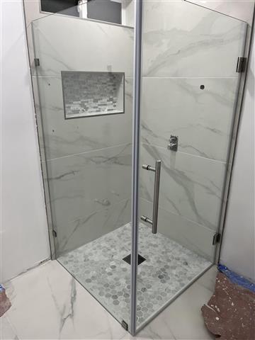Shower doors installed image 5