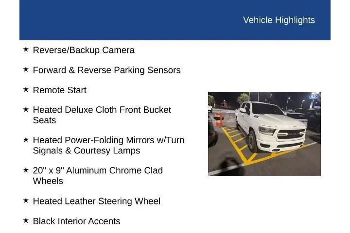 $35900 : Ram 1500 2022 4x4 Big Horn 4 image 3