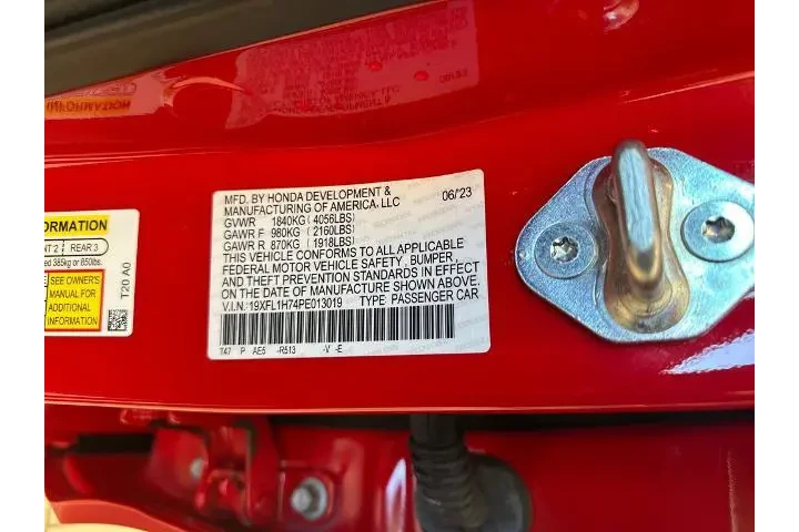 $23799 : Honda Civic 2023 EX-L 4dr Ha image 10