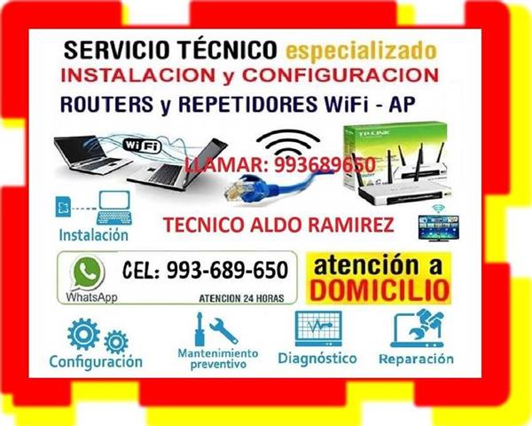 TECNICO DE REDES WIFI ROUTERS image 1