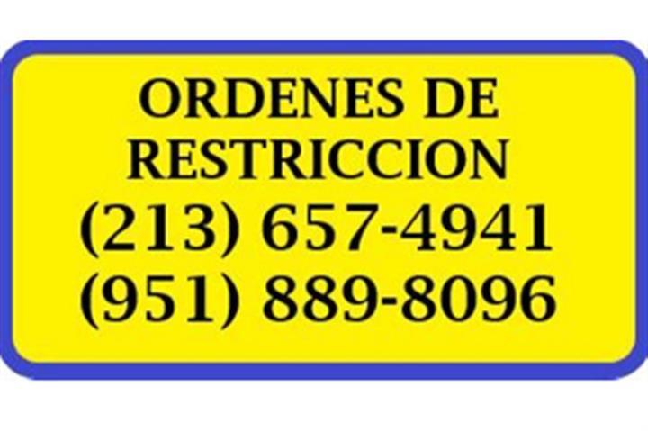 ORDENES DE RESTRICCIONES image 1