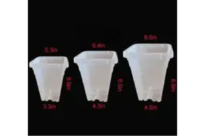 Clear Orchid Pots - Order Now image 3
