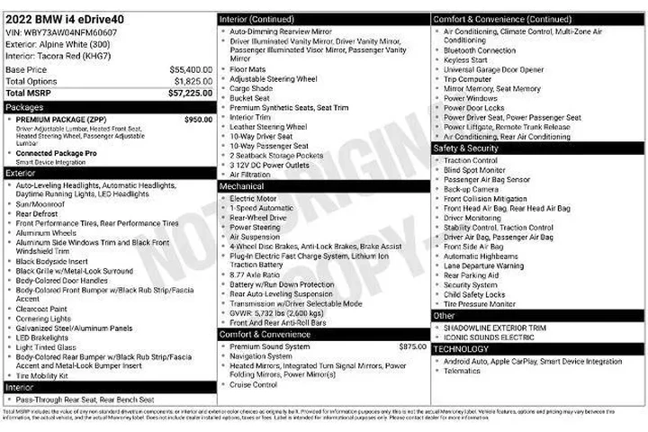 $25500 : BMW i4 2022 eDrive40 Gran Co image 3