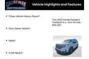 $34162 : Honda Passport 2023 AWD Trai thumbnail