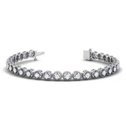 $2874 : Diamond Tennis Bracelet image 1