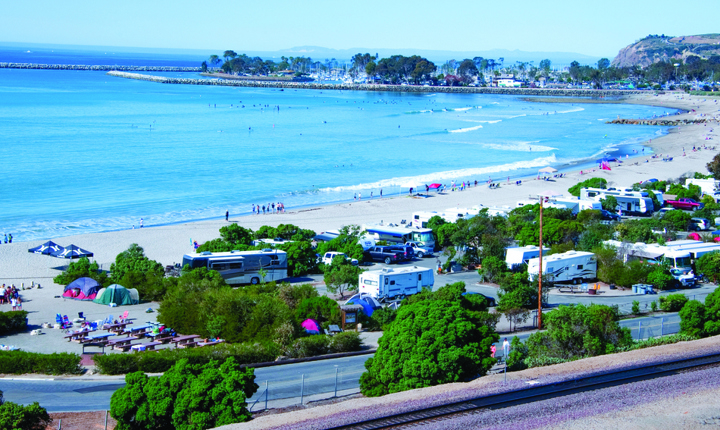 Una postal de Dana Point en el condado de Orange