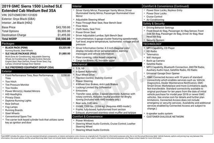 $23995 : GMC Sierra 1500 Limited 2019 image 9