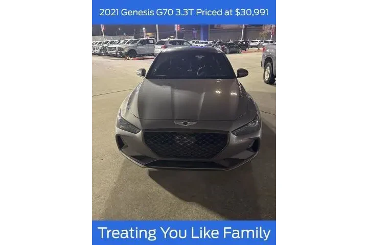 $30991 : Genesis G70 2021 AWD 3.3T 4d image 1